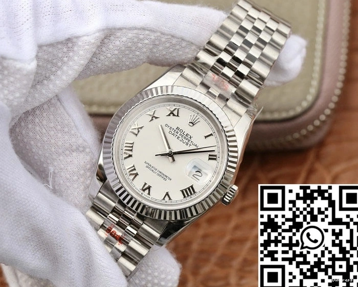 M126234-0025 White Dial Rolex Factory Datejust GM 0204